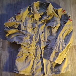 Real VINTAGE Women's Tan Military-Style Jacket